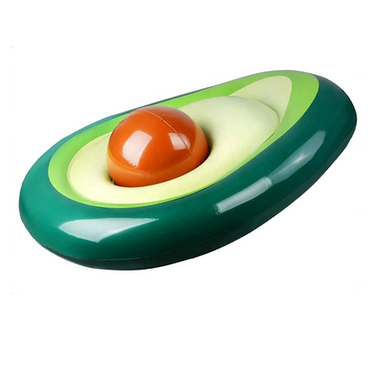 Swimming Pool Avocado Floats with Ball Inflatable Floatie Lounger Raft for Adults Summer Toys